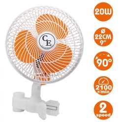   Cornwall Electronics csiptethető ventilátor oszcillátorral 20W - 20cm