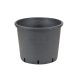 Kerek vastag falú műanyag cserép 12L - 26x26cm