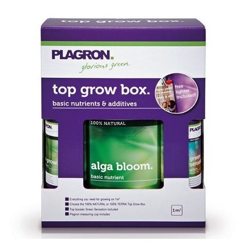 Plagron Top Grow Box Organic növénytáp szett