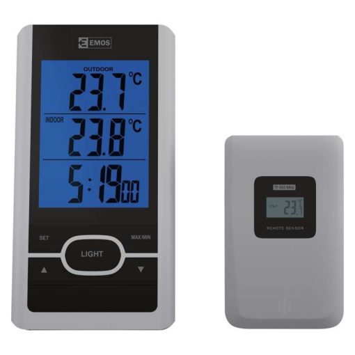 Emos digitális vezeték nélküli hőmérő E0107T